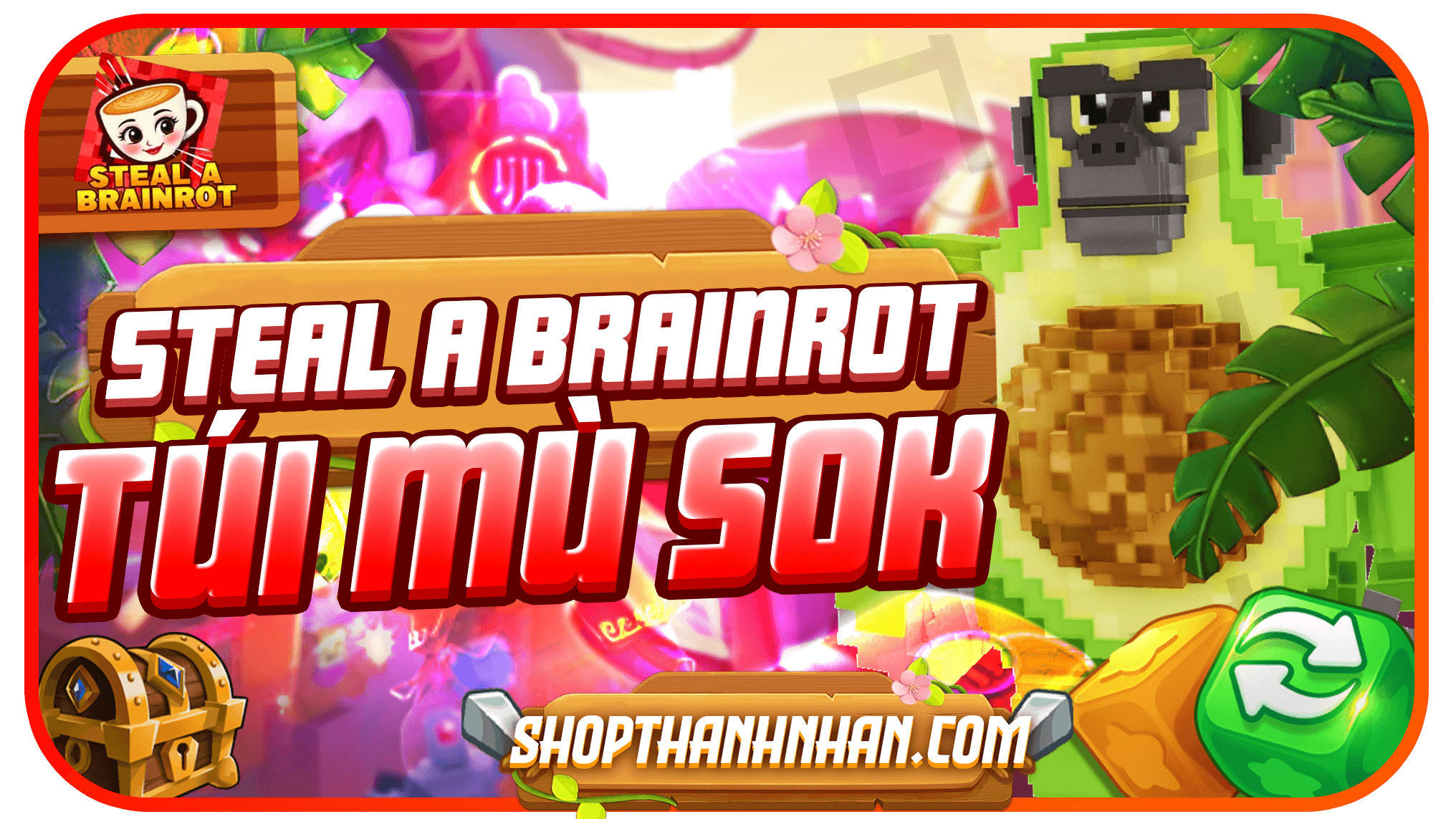 TÚI MÙ STEAL A BRAINROT 50K